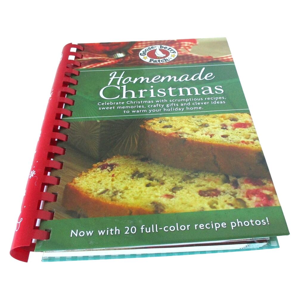 Gooseberry Patch Homemade Christmas Cookbook Hard Cover